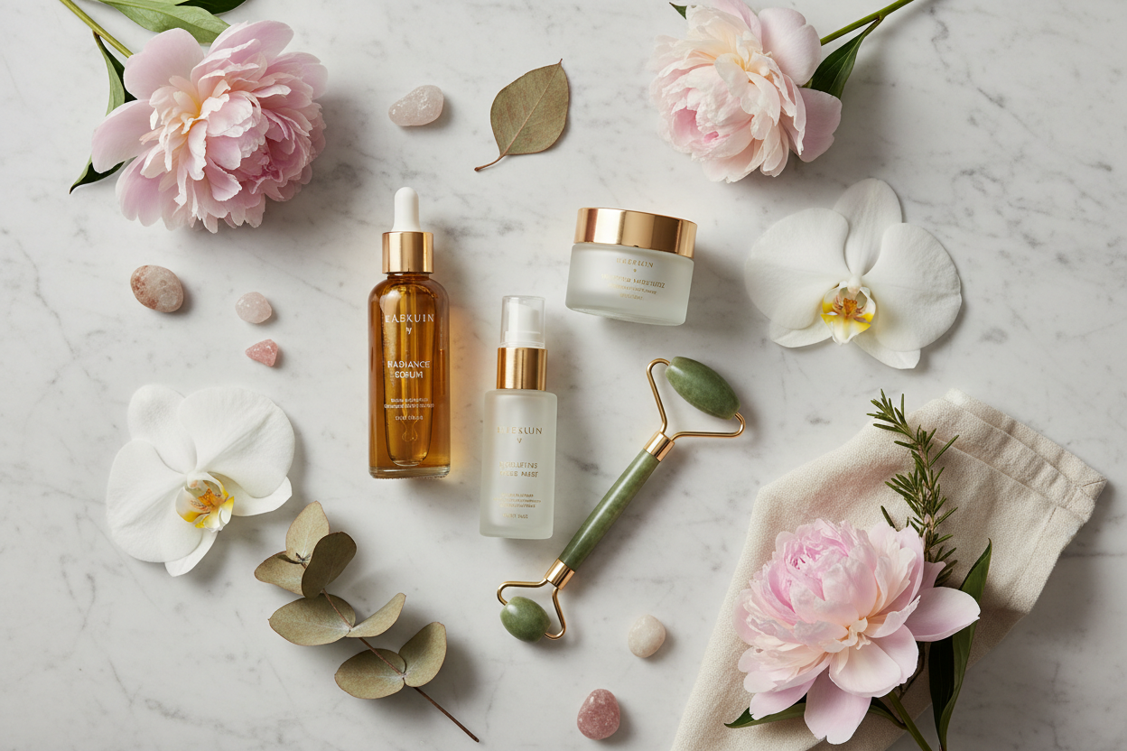 Elegant Skincare & Wellness Lifestyle